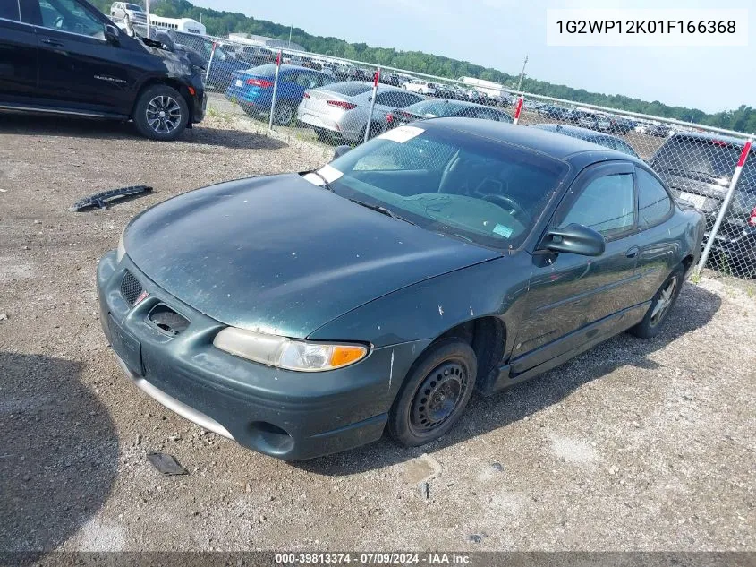 2001 Pontiac Grand Prix Gt VIN: 1G2WP12K01F166368 Lot: 39813374