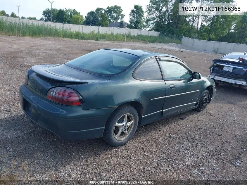 2001 Pontiac Grand Prix Gt VIN: 1G2WP12K01F166368 Lot: 39813374