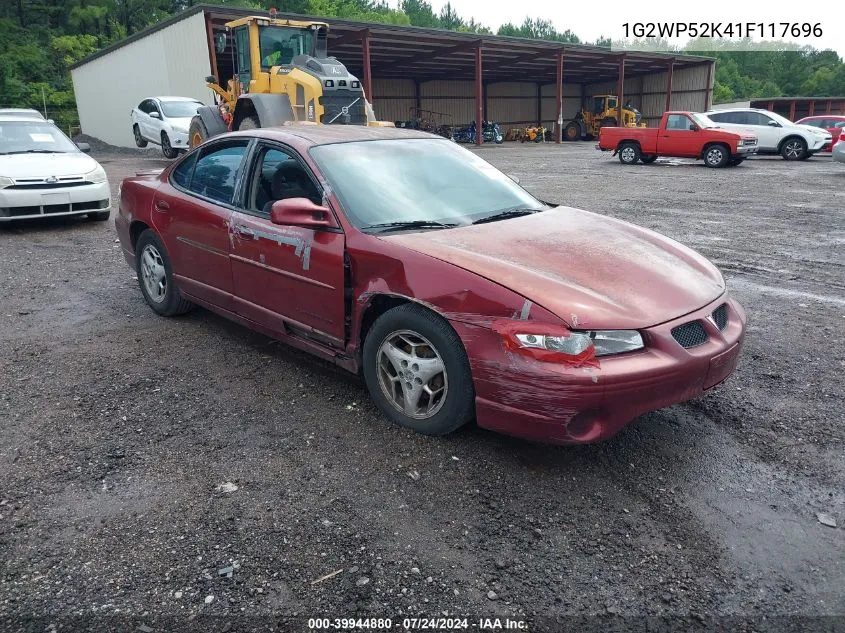 2001 Pontiac Grand Prix Gt VIN: 1G2WP52K41F117696 Lot: 39944880