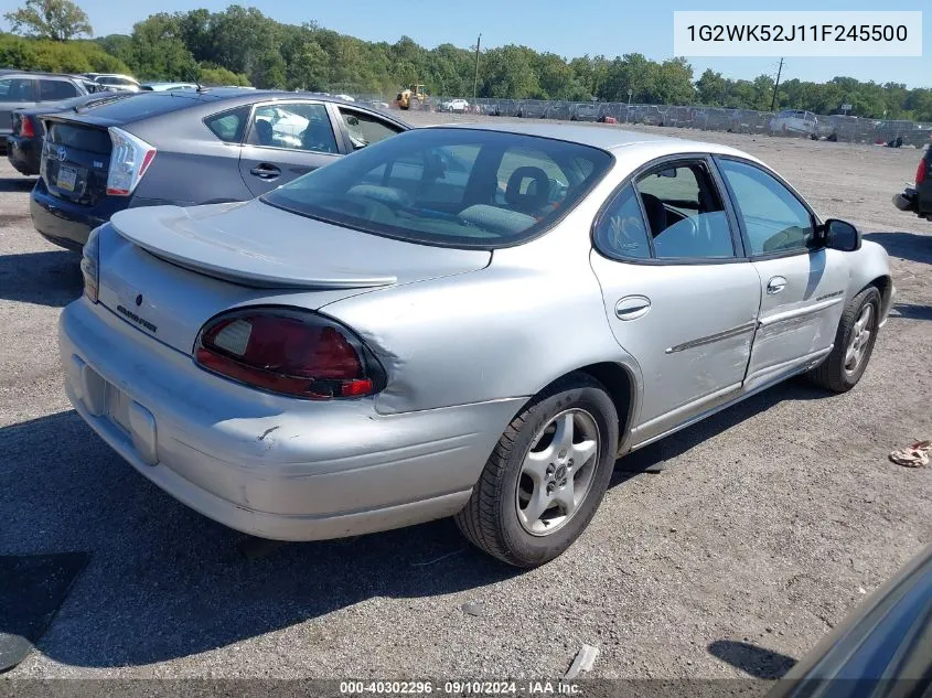 1G2WK52J11F245500 2001 Pontiac Grand Prix Se