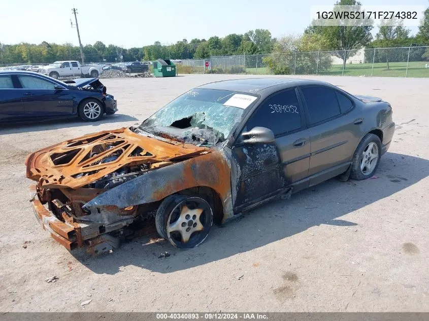 1G2WR52171F274382 2001 Pontiac Grand Prix Gtp