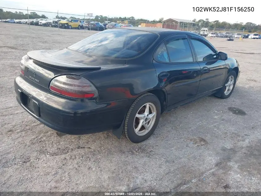 1G2WK52J81F156250 2001 Pontiac Grand Prix Se