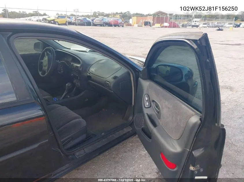 1G2WK52J81F156250 2001 Pontiac Grand Prix Se