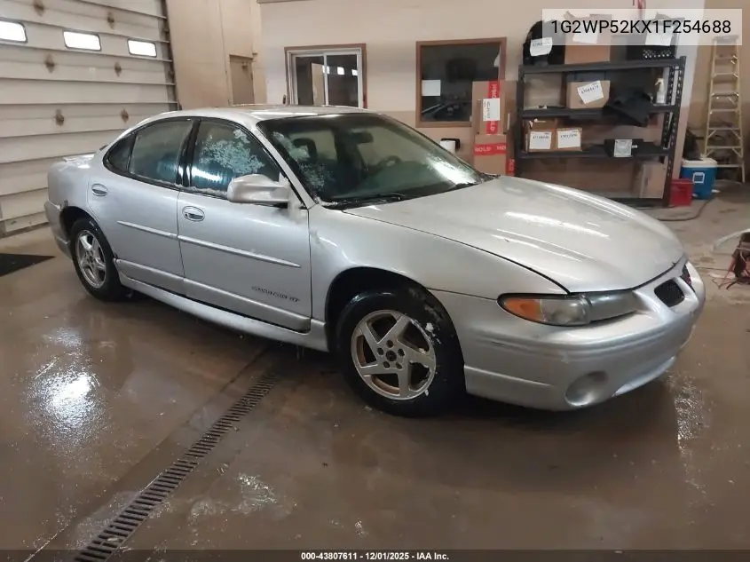 1G2WP52KX1F254688 2001 Pontiac Grand Prix Gt
