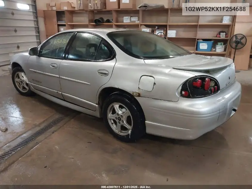 1G2WP52KX1F254688 2001 Pontiac Grand Prix Gt