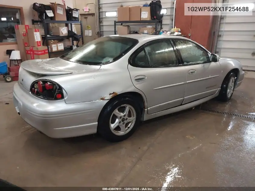 1G2WP52KX1F254688 2001 Pontiac Grand Prix Gt