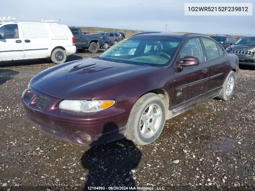 1G2WR52152F239812 2002 Pontiac Grand Prix