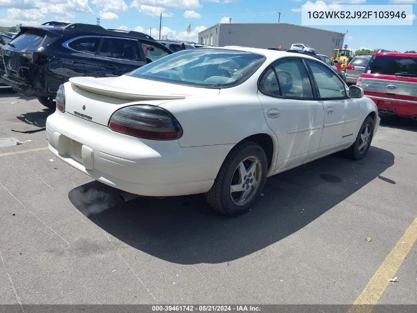 1G2WK52J92F103946 2002 Pontiac Grand Prix Se