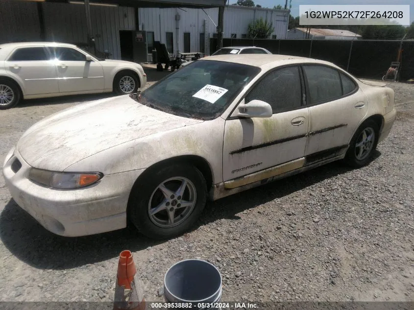 1G2WP52K72F264208 2002 Pontiac Grand Prix Gt