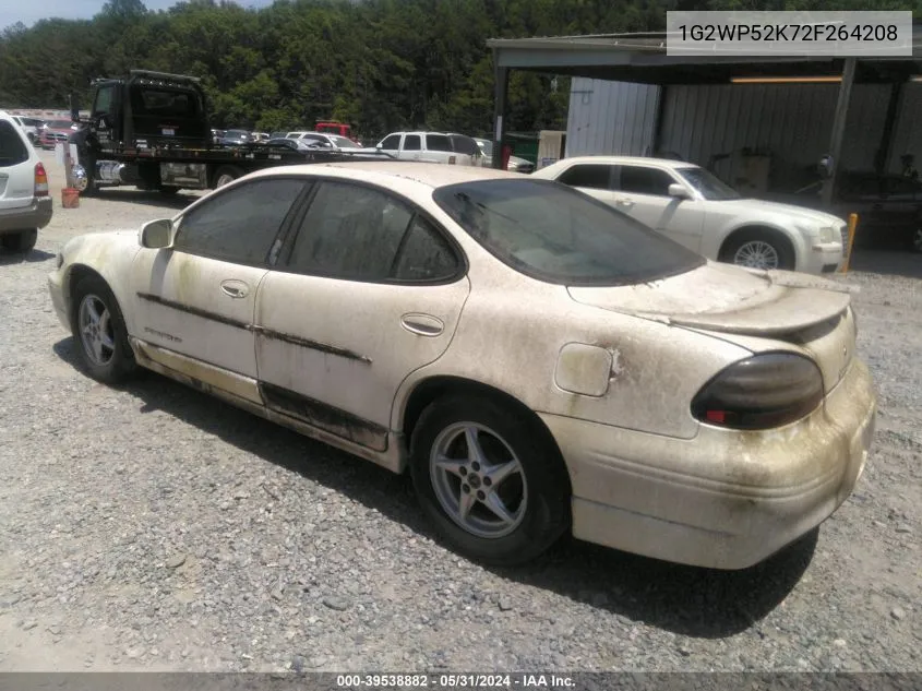 1G2WP52K72F264208 2002 Pontiac Grand Prix Gt