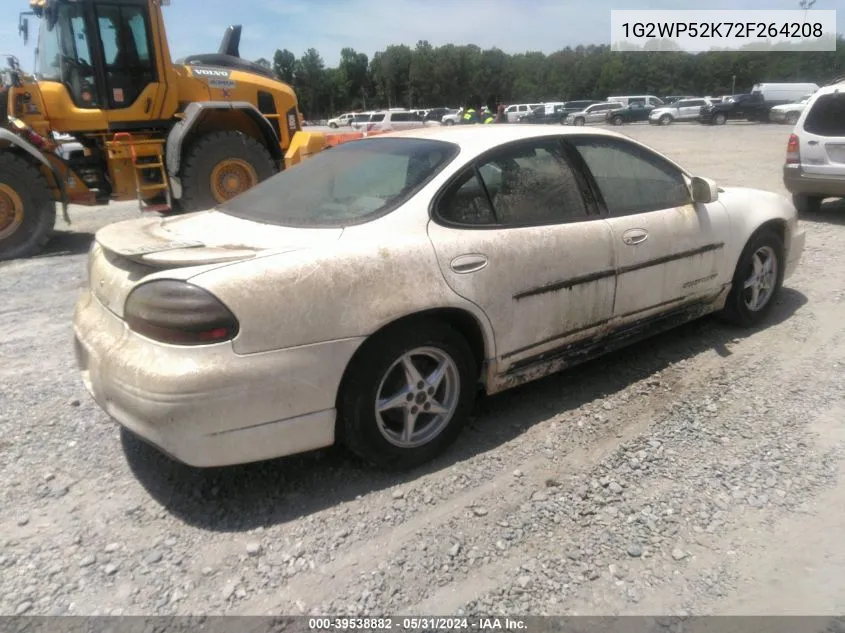 1G2WP52K72F264208 2002 Pontiac Grand Prix Gt