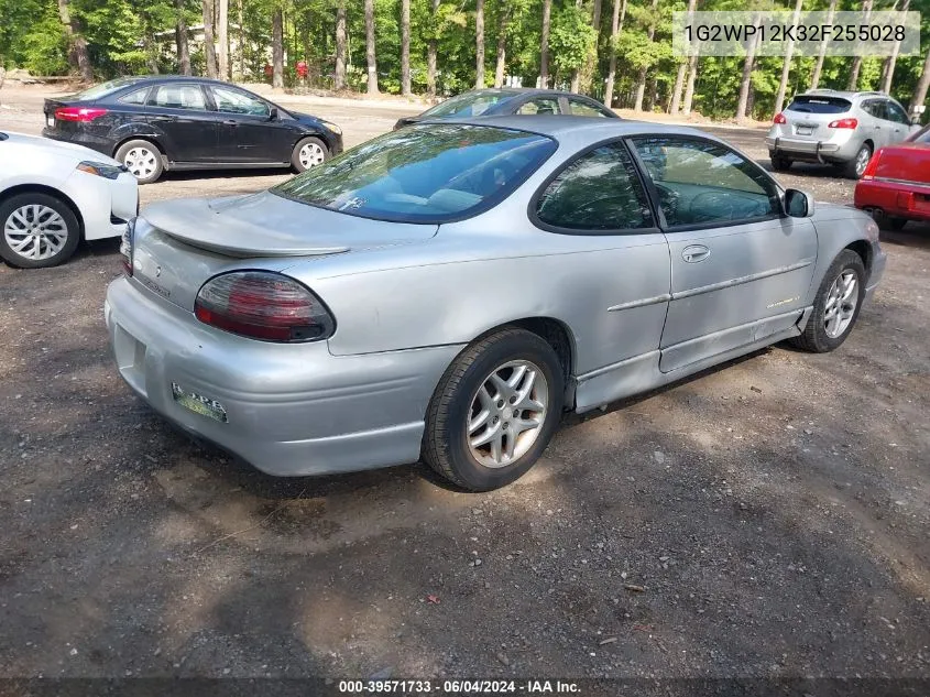 1G2WP12K32F255028 2002 Pontiac Grand Prix Gt