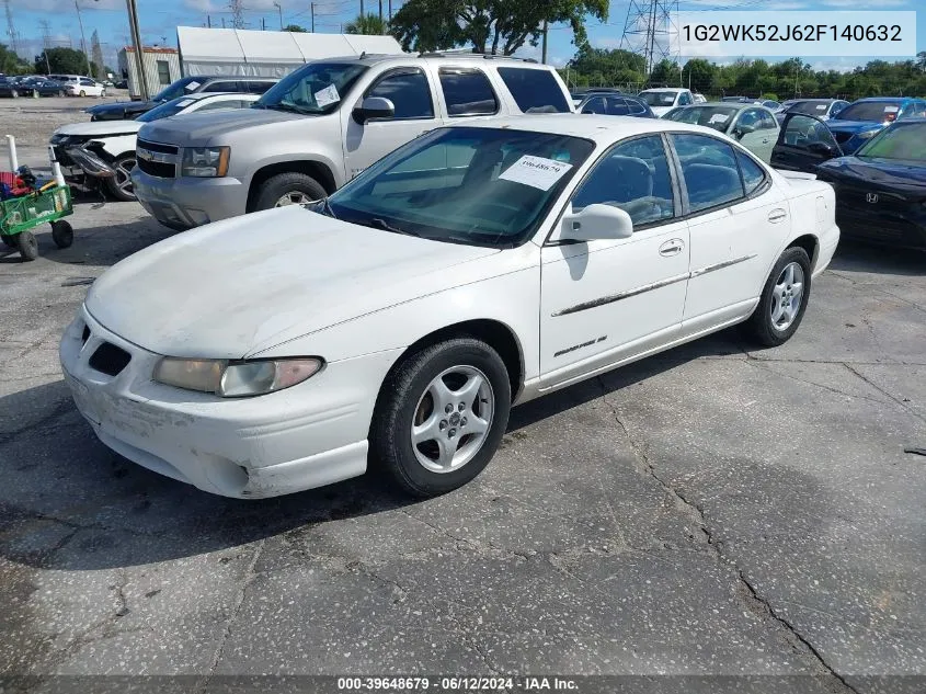 1G2WK52J62F140632 2002 Pontiac Grand Prix Se