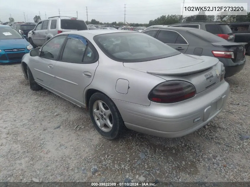 1G2WK52J12F273220 2002 Pontiac Grand Prix Se