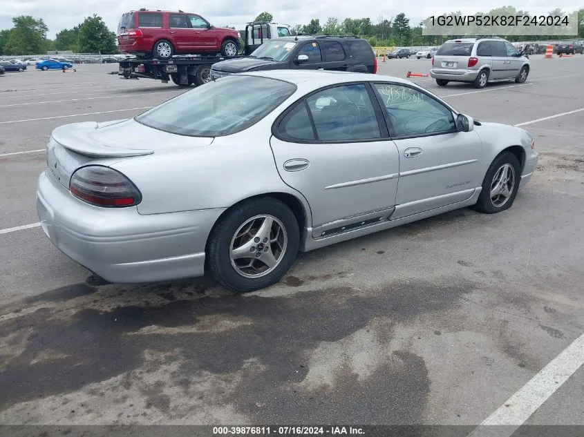 1G2WP52K82F242024 2002 Pontiac Grand Prix Gt