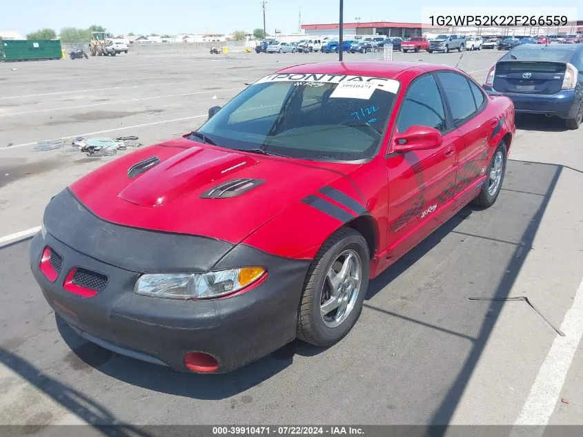 1G2WP52K22F266559 2002 Pontiac Grand Prix Gt