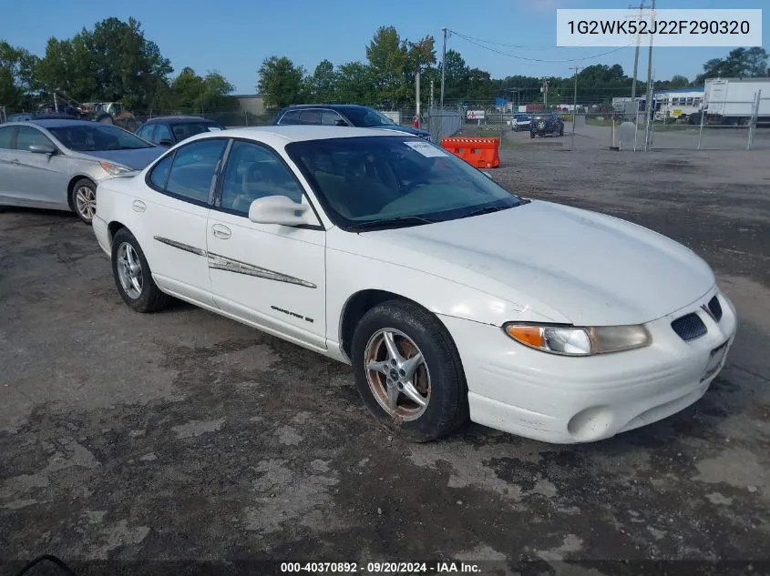 2002 Pontiac Grand Prix Se VIN: 1G2WK52J22F290320 Lot: 40370892