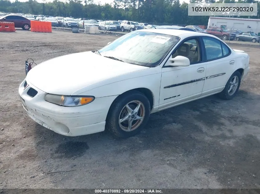 2002 Pontiac Grand Prix Se VIN: 1G2WK52J22F290320 Lot: 40370892