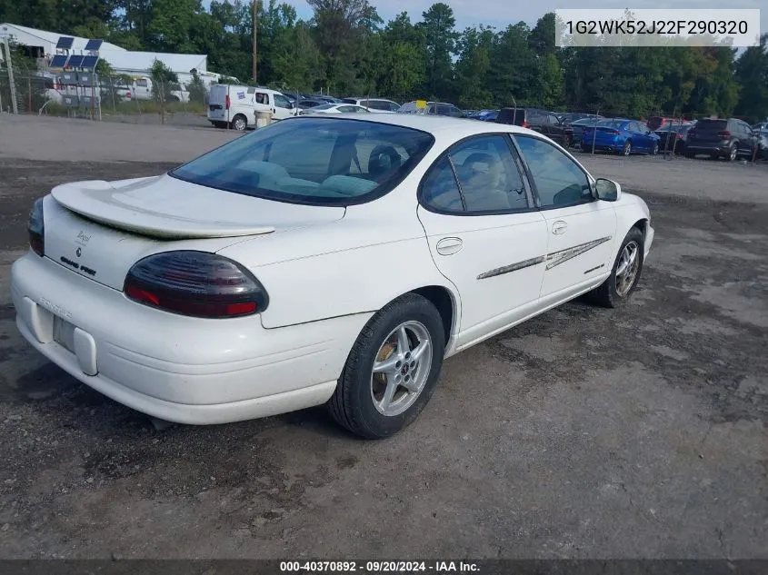 1G2WK52J22F290320 2002 Pontiac Grand Prix Se