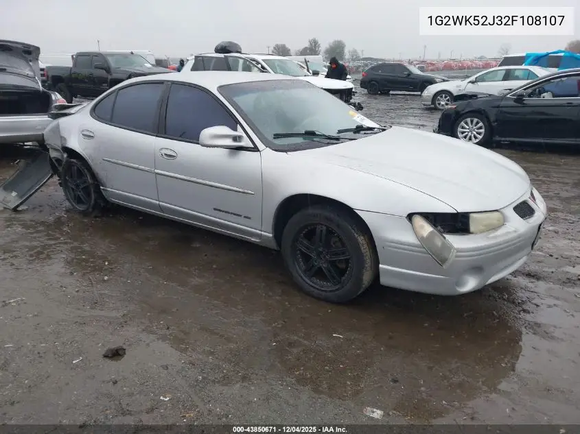 1G2WK52J32F108107 2002 Pontiac Grand Prix Se