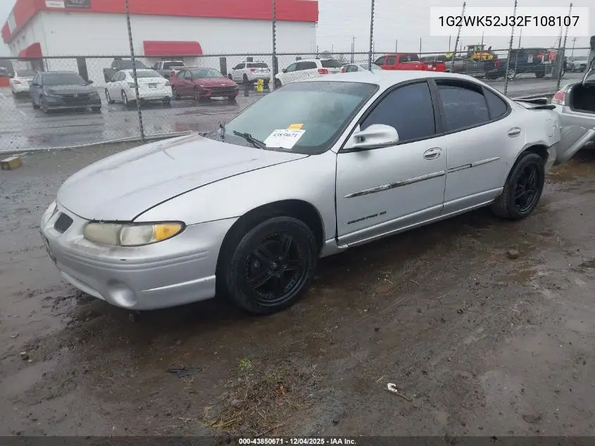 1G2WK52J32F108107 2002 Pontiac Grand Prix Se