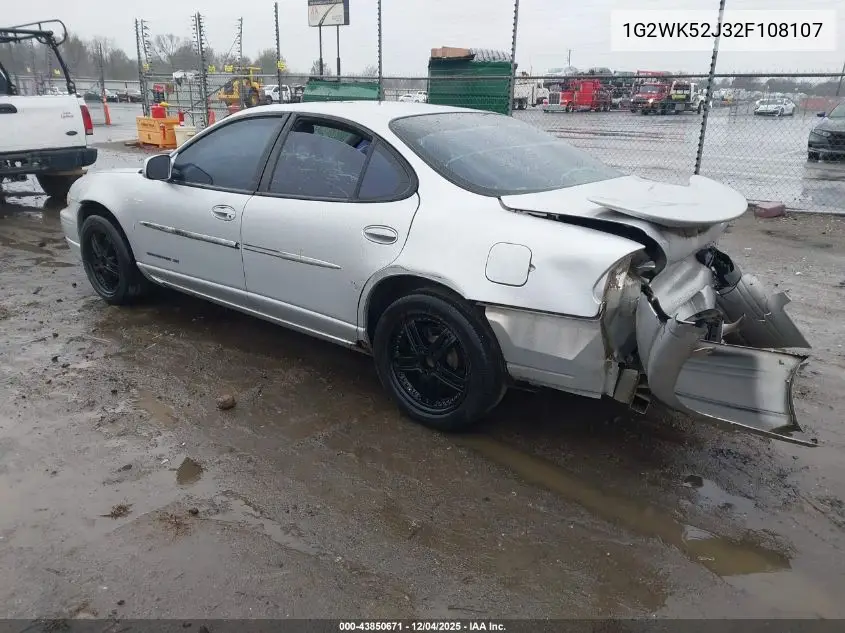 1G2WK52J32F108107 2002 Pontiac Grand Prix Se