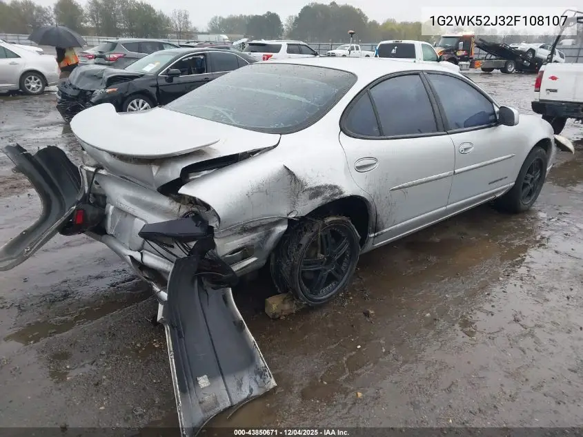 1G2WK52J32F108107 2002 Pontiac Grand Prix Se