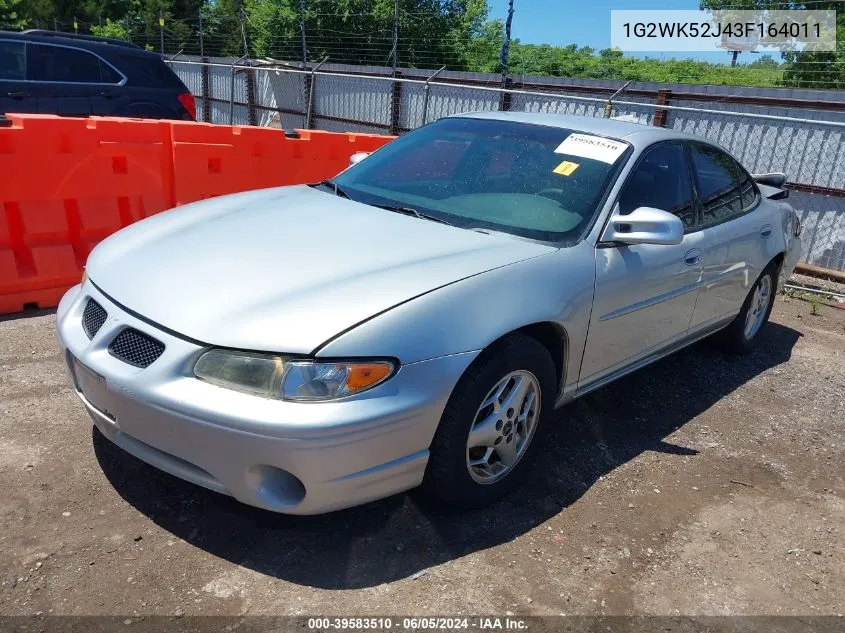 1G2WK52J43F164011 2003 Pontiac Grand Prix Se