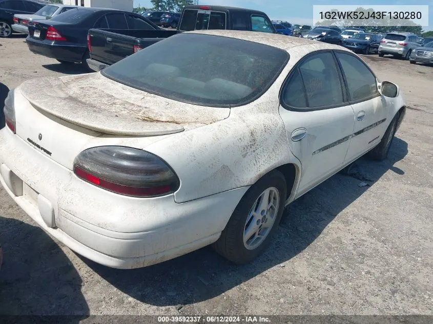 2003 Pontiac Grand Prix Se VIN: 1G2WK52J43F130280 Lot: 39592337