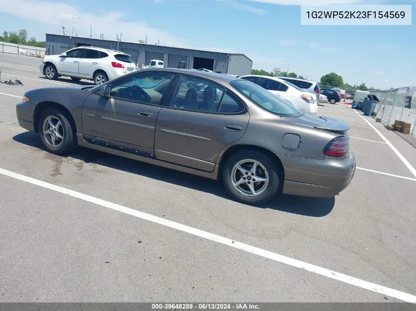 2003 Pontiac Grand Prix Gt VIN: 1G2WP52K23F154569 Lot: 39648289