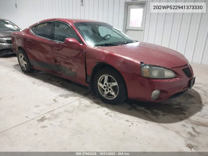 2G2WP522941373330 2004 Pontiac Grand Prix Gt1