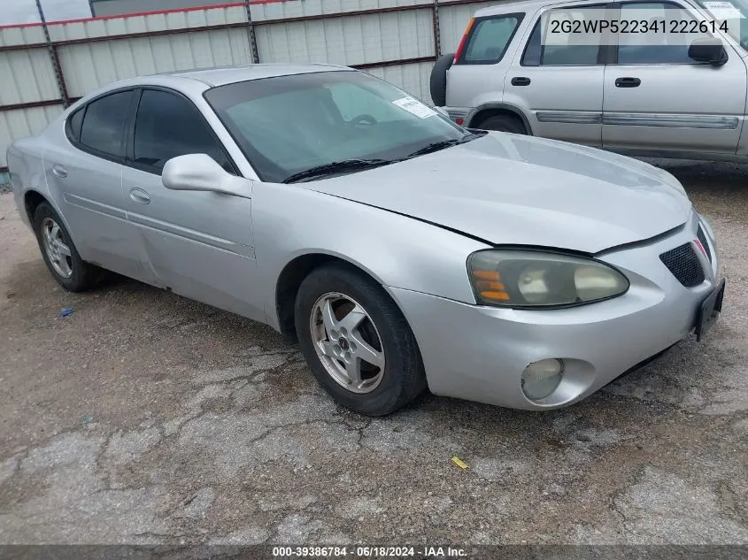 2004 Pontiac Grand Prix Gt1 VIN: 2G2WP522341222614 Lot: 39386784