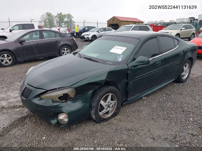 2G2WS522441131639 2004 Pontiac Grand Prix Gt2