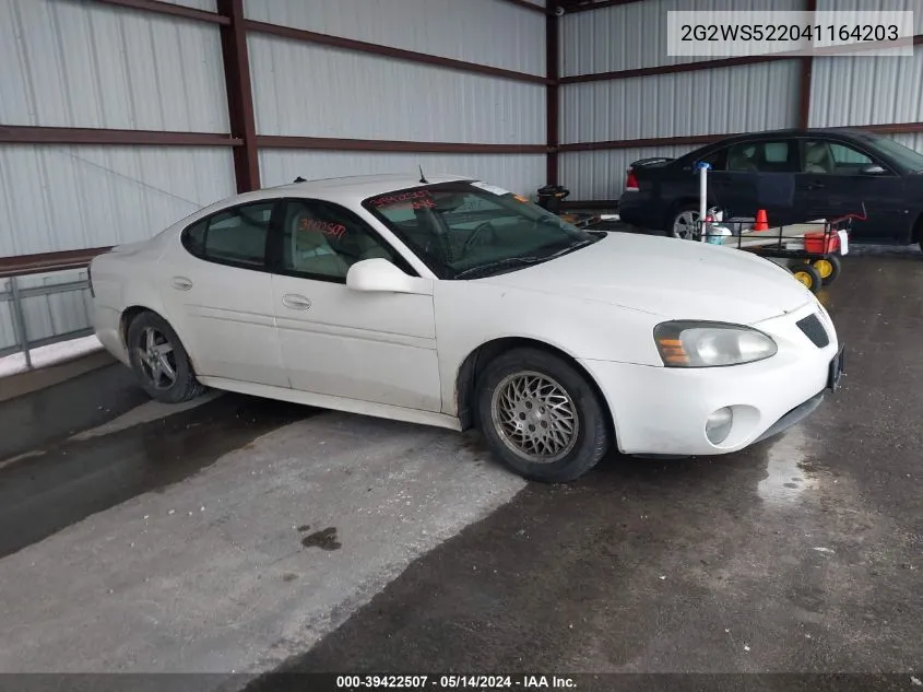 2G2WS522041164203 2004 Pontiac Grand Prix Gt2