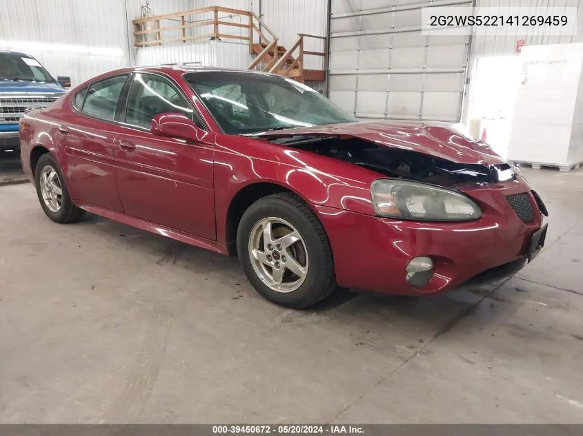 2G2WS522141269459 2004 Pontiac Grand Prix Gt2