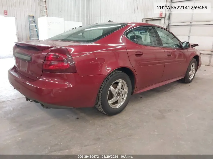 2G2WS522141269459 2004 Pontiac Grand Prix Gt2