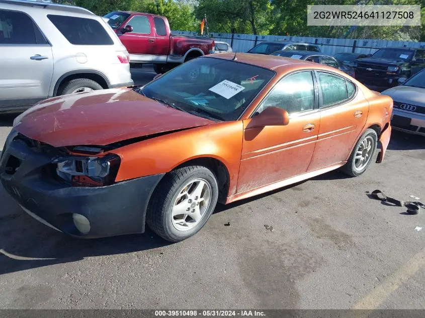 2004 Pontiac Grand Prix Gtp VIN: 2G2WR524641127508 Lot: 39510498