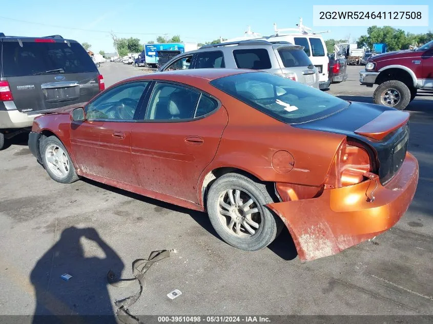 2G2WR524641127508 2004 Pontiac Grand Prix Gtp