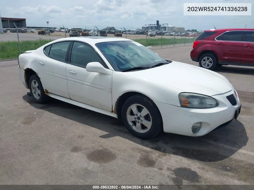 2G2WR524741336238 2004 Pontiac Grand Prix Gtp