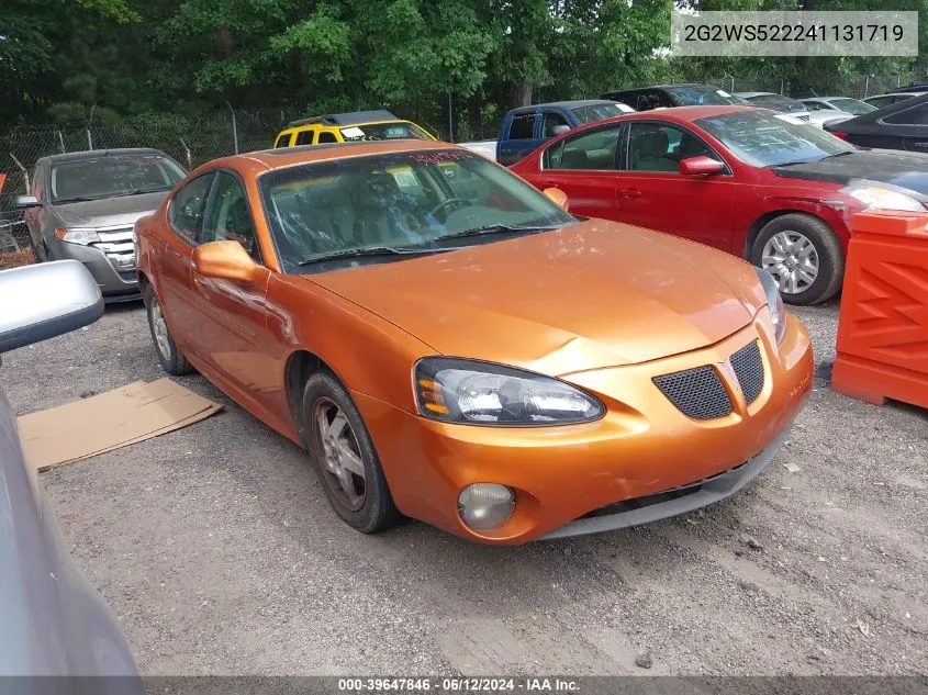 2004 Pontiac Grand Prix Gt2 VIN: 2G2WS522241131719 Lot: 39647846