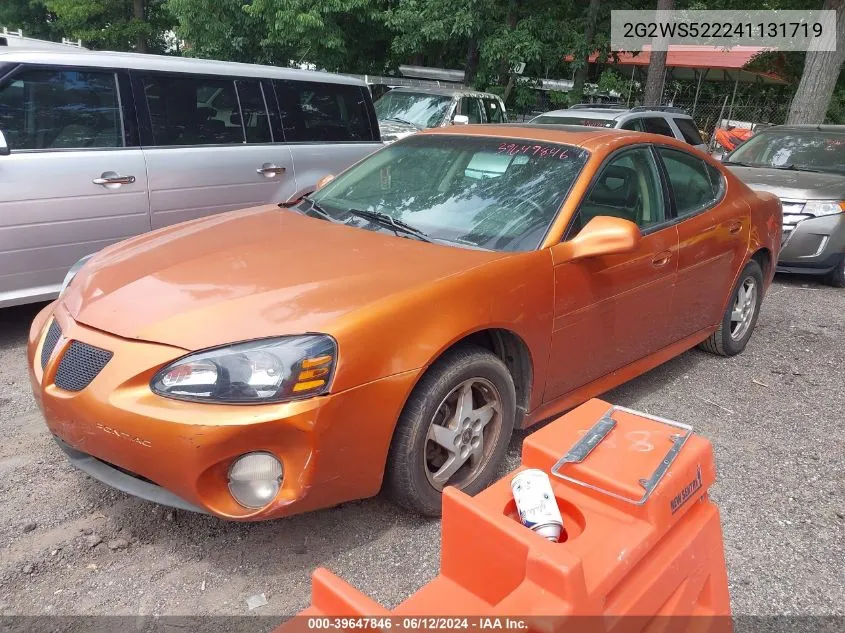 2G2WS522241131719 2004 Pontiac Grand Prix Gt2