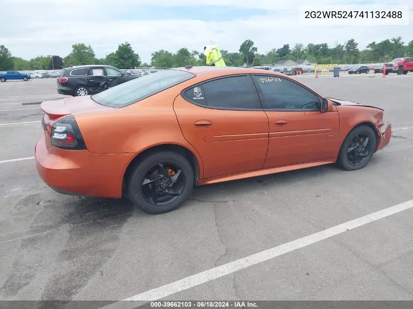 2G2WR524741132488 2004 Pontiac Grand Prix Gtp