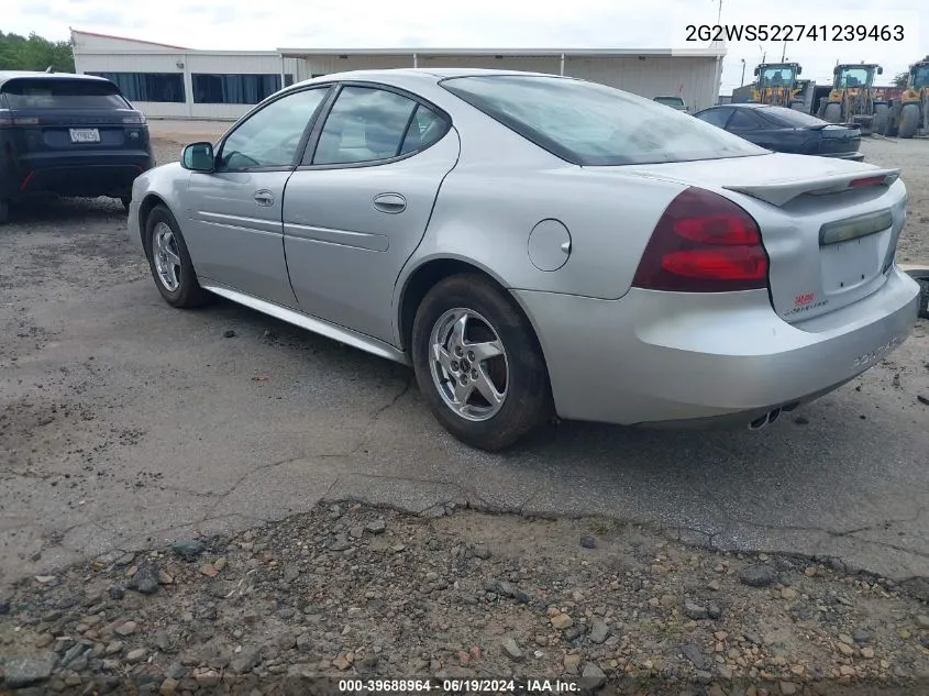 2004 Pontiac Grand Prix Gt2 VIN: 2G2WS522741239463 Lot: 39688964