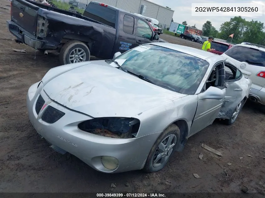 2G2WP542841305260 2004 Pontiac Grand Prix Gt1