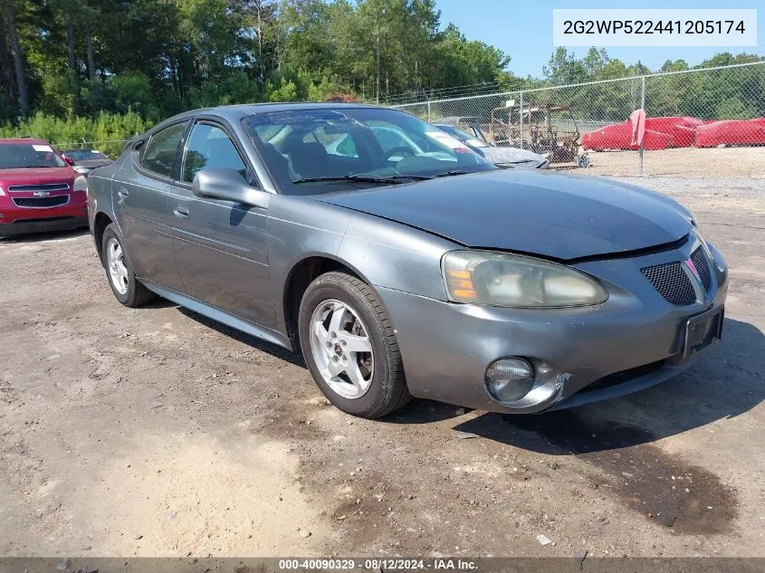 2G2WP522441205174 2004 Pontiac Grand Prix Gt1