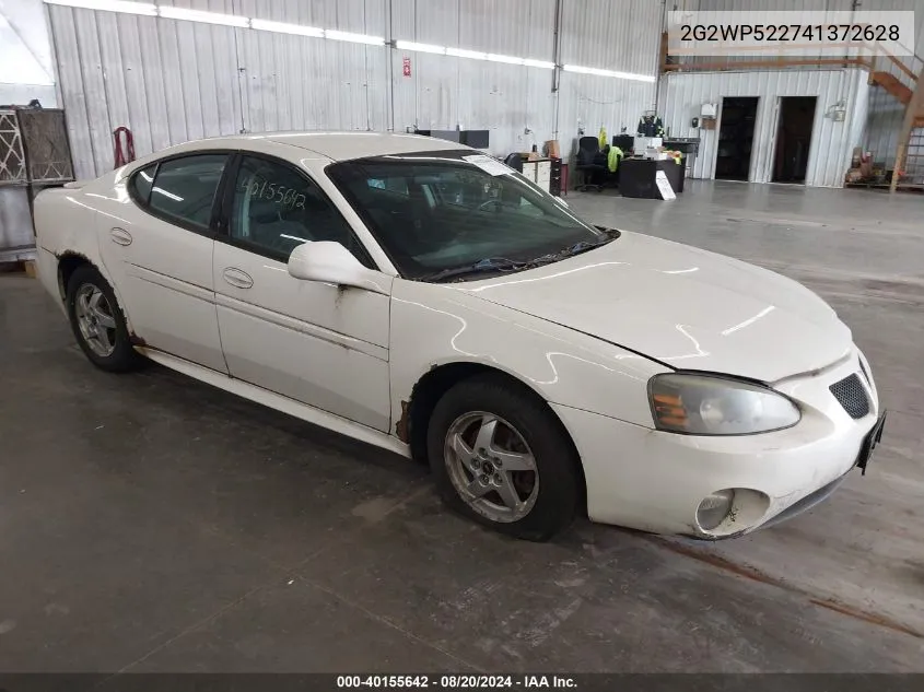 2G2WP522741372628 2004 Pontiac Grand Prix Gt1