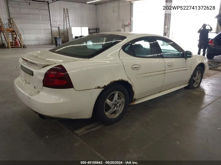 2004 Pontiac Grand Prix Gt1 VIN: 2G2WP522741372628 Lot: 40155642