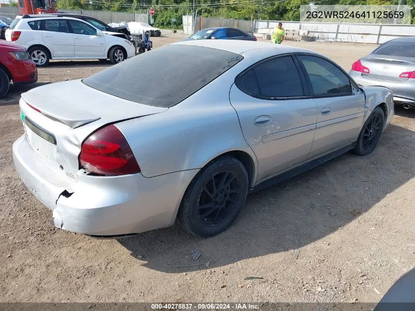 2004 Pontiac Grand Prix Gtp VIN: 2G2WR524641125659 Lot: 40278837