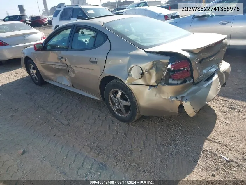 2G2WS522741356976 2004 Pontiac Grand Prix Gt2