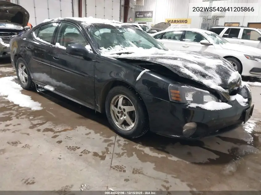 2G2WS542641205866 2004 Pontiac Grand Prix Gt2